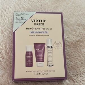 Virtue Flourish Hair Growth Treatment Set - Purple